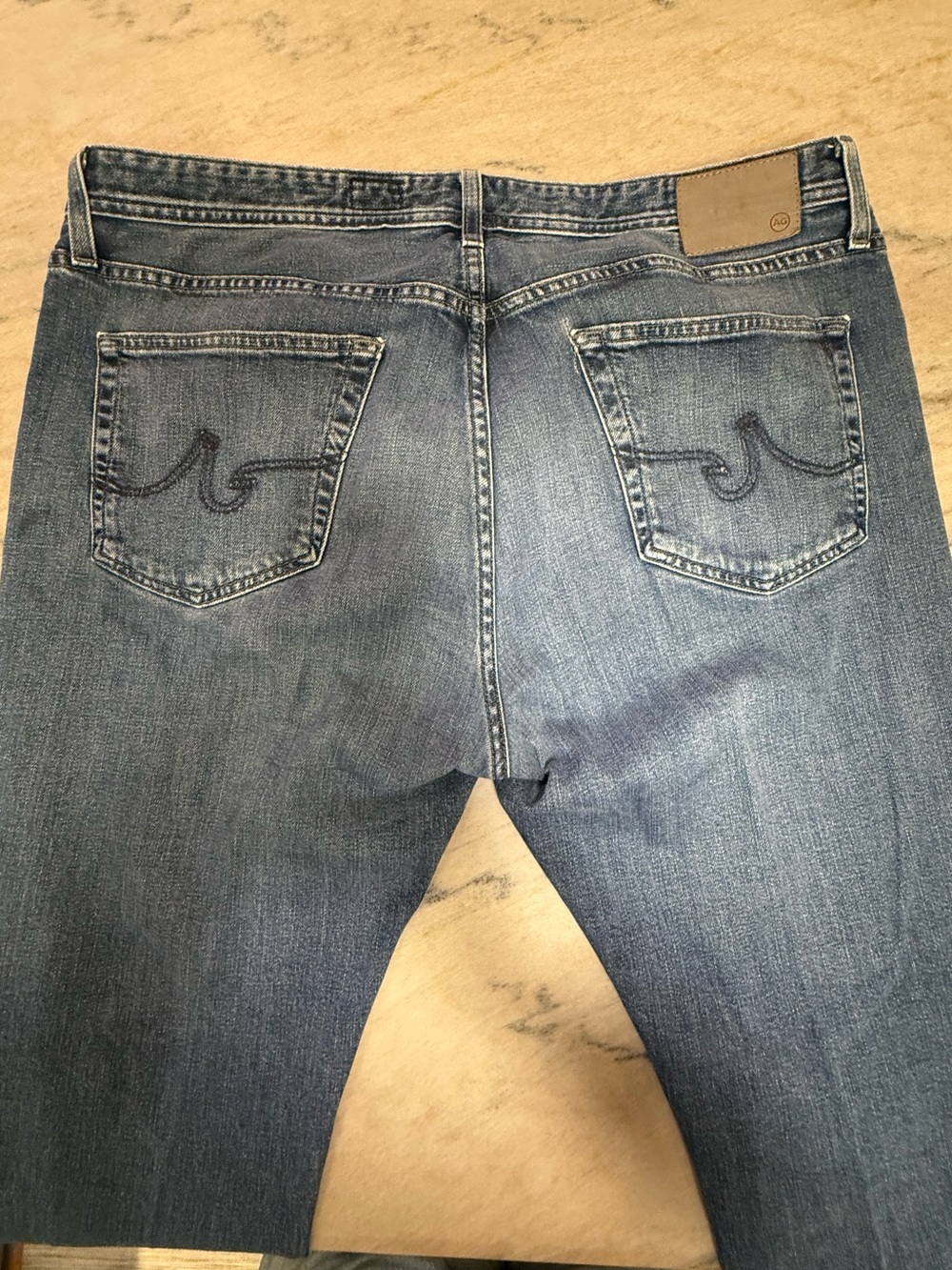 AG Adriano Goldschmied Graduate 38x34 Straight Jeans